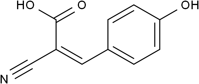 α 氰基 4 羟基肉桂酸 α Cyano 4 hydroxycinnamic acid MCTs抑制剂 CAS 28166 41 8