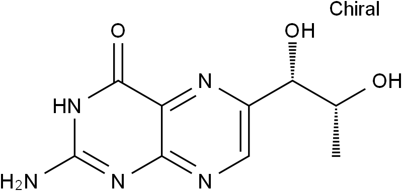 L-生物喋呤 6-Biopterin 一氧化氮合酶辅因子|CAS 22150-76-1